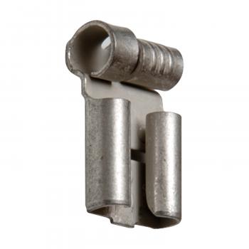 Winkelflachsteckhülse 6.30x0.80mm Stahl Vernickelt