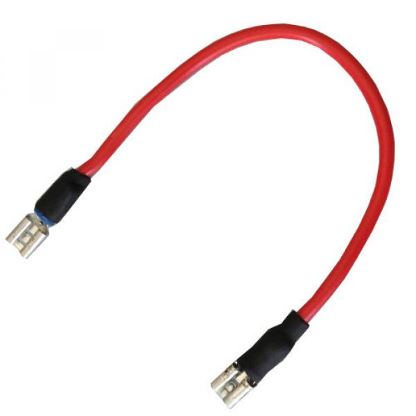 Verbindungskabel Bleiakku 90mm 6,3mm