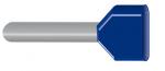 Doubleaction Aderendhülse, 2 x 2,5 HL blau