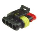 Tyco Electronics TE - 4-poliges gedichtetes Superseal 1.5 Buchsengehaeuse