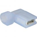 Winkelflachsteckhülse Nylon Blau 4.75x0.80mm