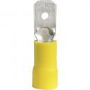 Flachstecker Vinyl Gelb 6.35x0.80