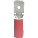Flachstecker Vinyl Rot 4.75x0.80